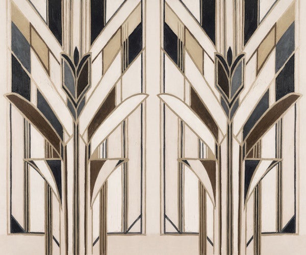 Art Deco Palm Fan Geometric