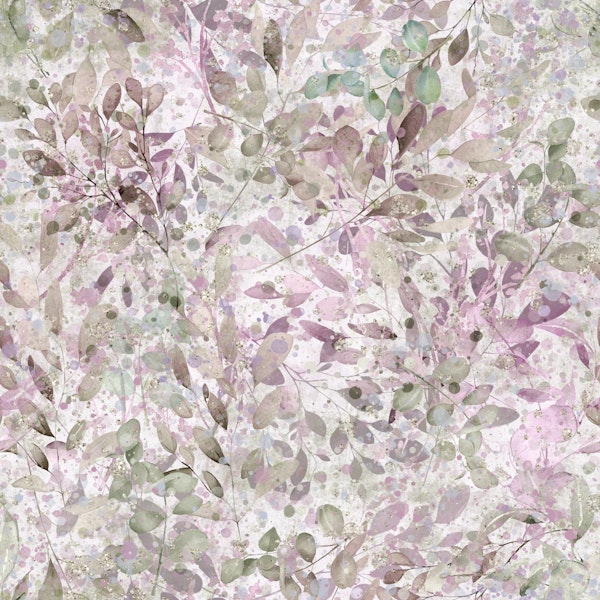 Soft Sage and Blush Leaf Canopy