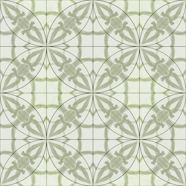 Sage Petal Tile Geometry
