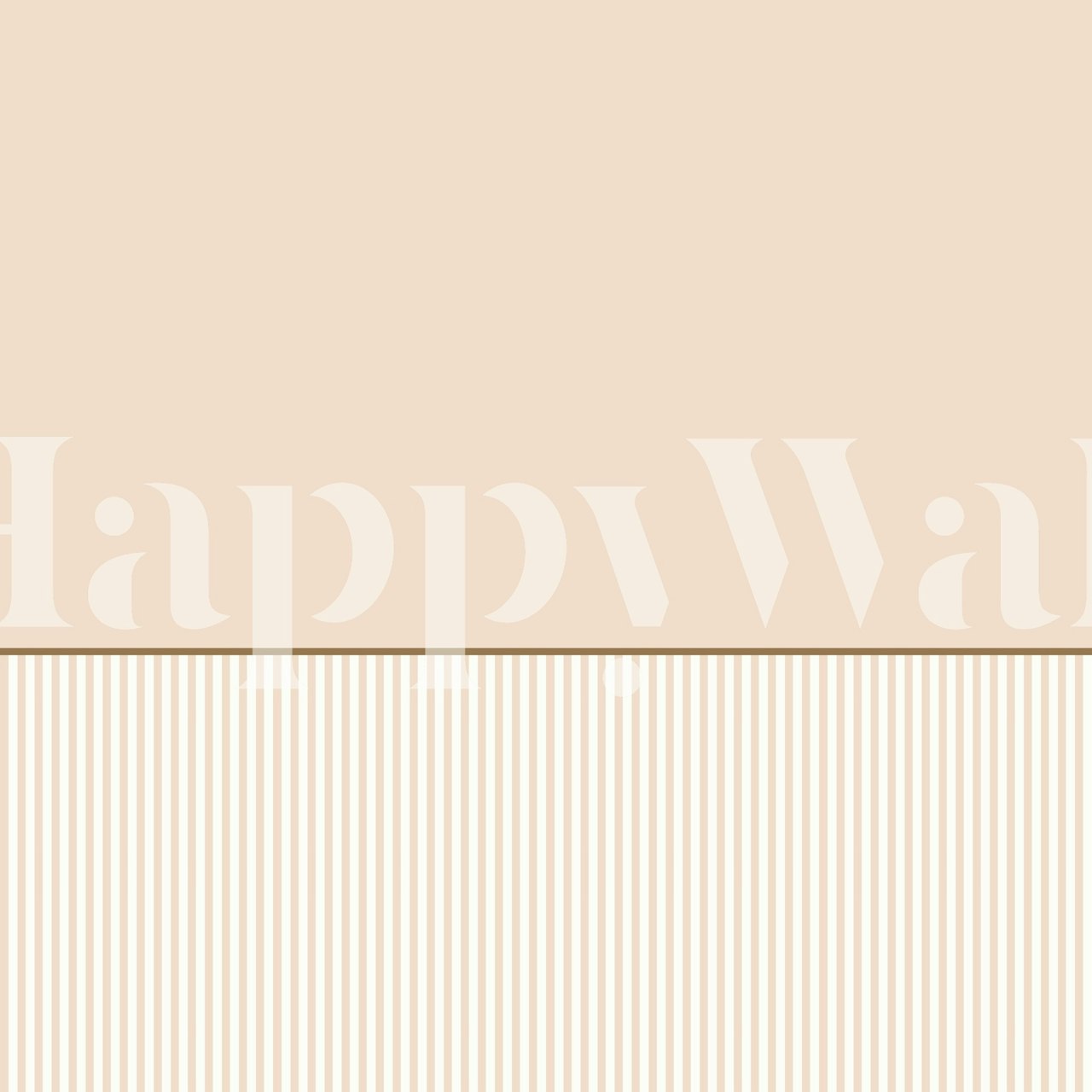 Modern blush two tone stripes wallpaper in room