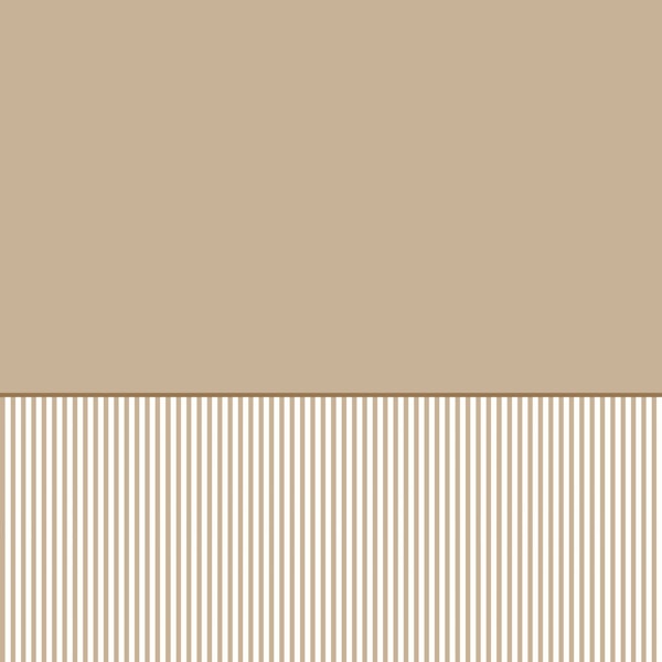 Sand and White Pinstripes wainscoting look