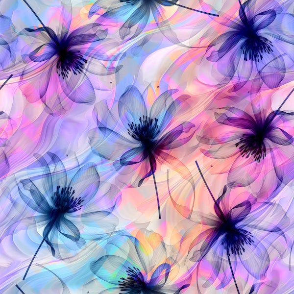 Iridescent Orchid Bloom