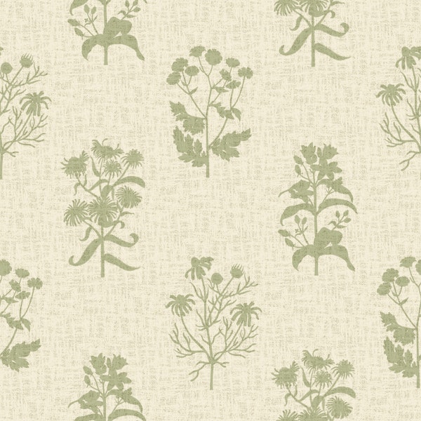 Sage Botanical Silhouettes