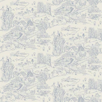 Toile Bunny Village Adventure wallpaper