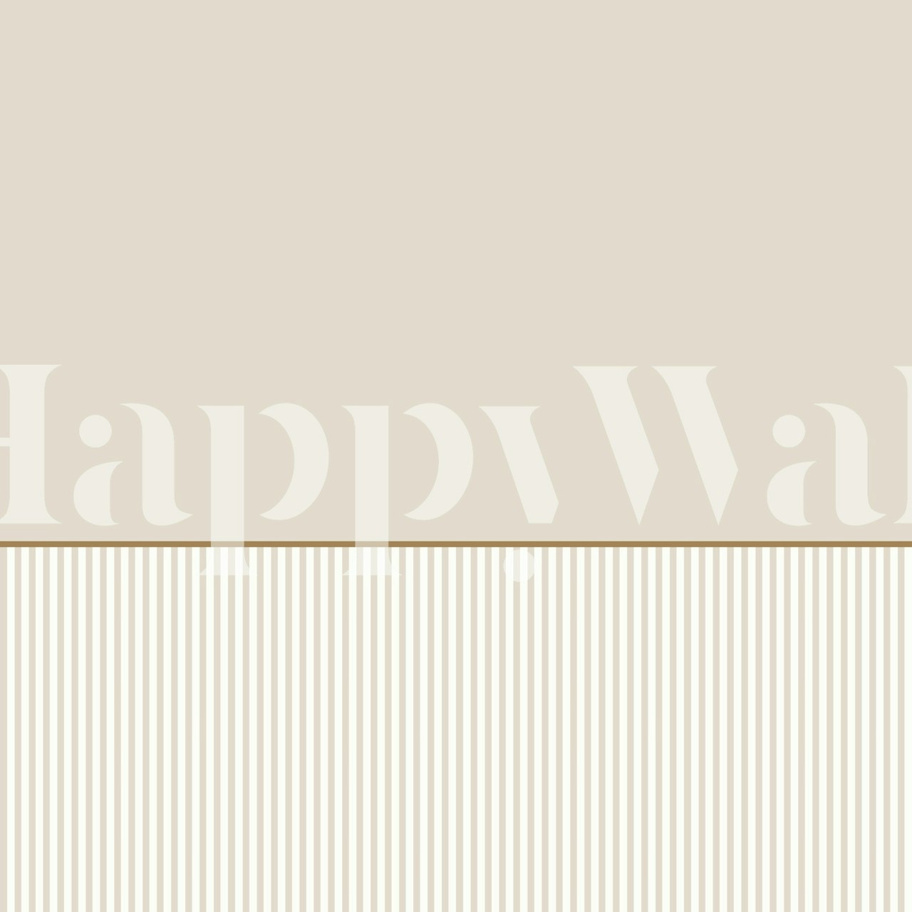 Scandinavian Soft Beige Pinstripe Panel tapet i rum