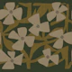 Mid Century Large Flower Silhouettes