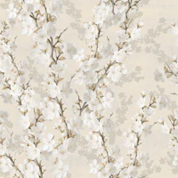Cherry Blossoms - cream tapeta