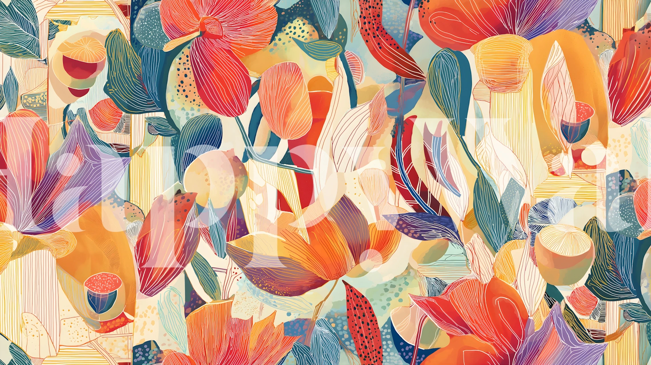 Carta da parati "The Last Supper" in una stanza