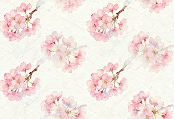 Watercolor Cherry Blossoms