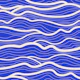 Abstract Sea Swell Lines blue