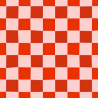 Red Pink Italian Checks wallpaper