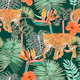 Exotic Leopard Garden green
