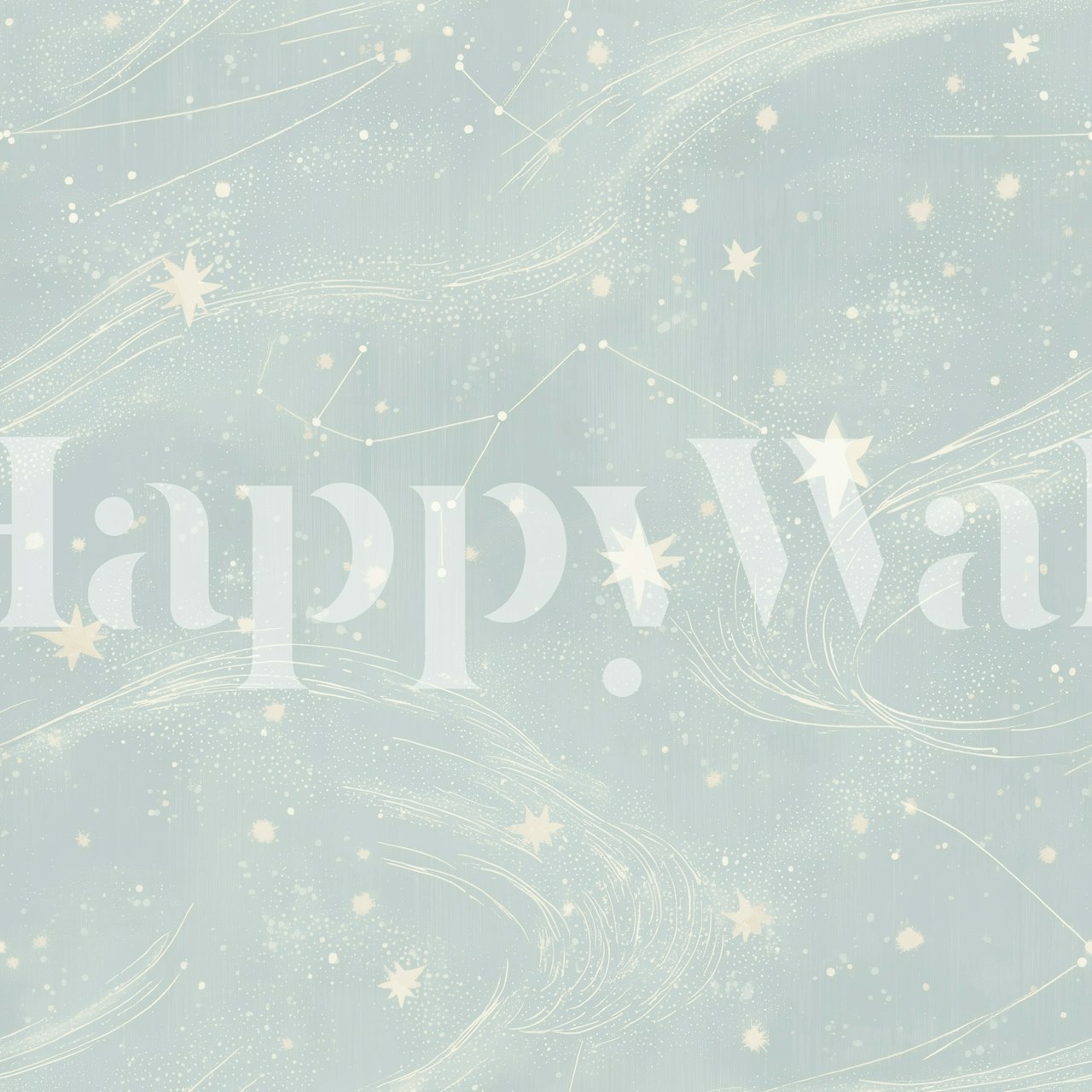 Galactic Breeze wallpaper displayed in a room