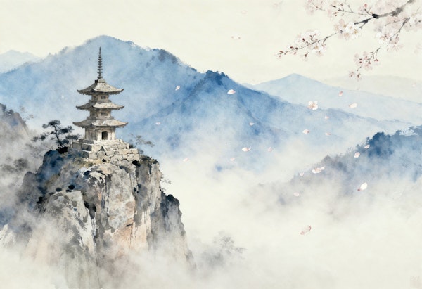 Misty Mountain Pagoda