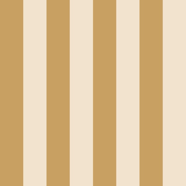 Camel and Vanilla Cabana Vertical Stripes