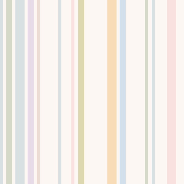 Muted Rainbow Stripes