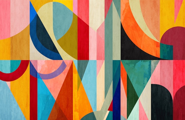 Modern Geometric Bauhaus Vibes