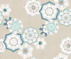 Riviera Parasols in teal aqua blue sand