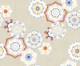 Riviera Parasols in terracotta cobalt blue