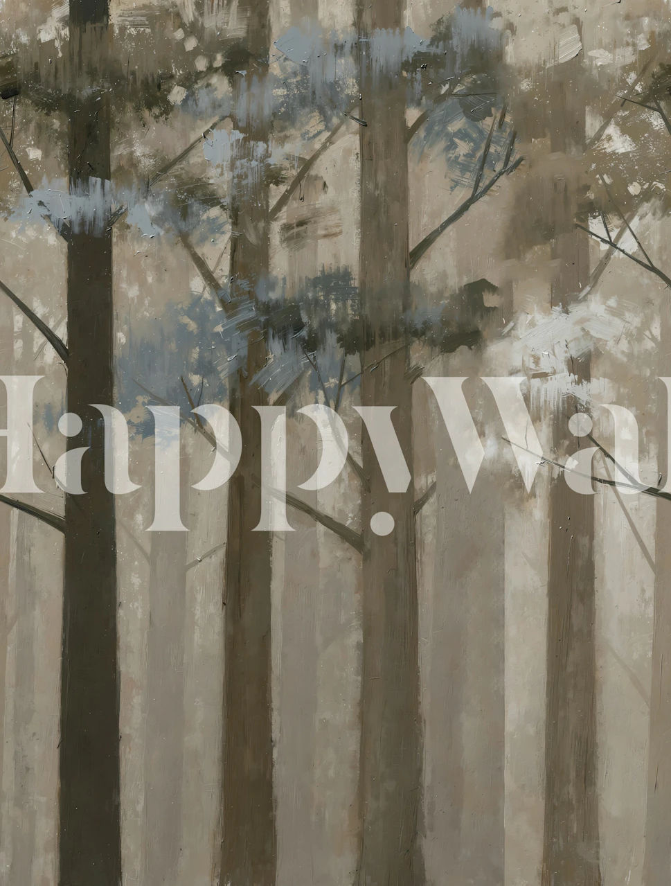 Tapeta Moody Pine Forest Haze v izbe