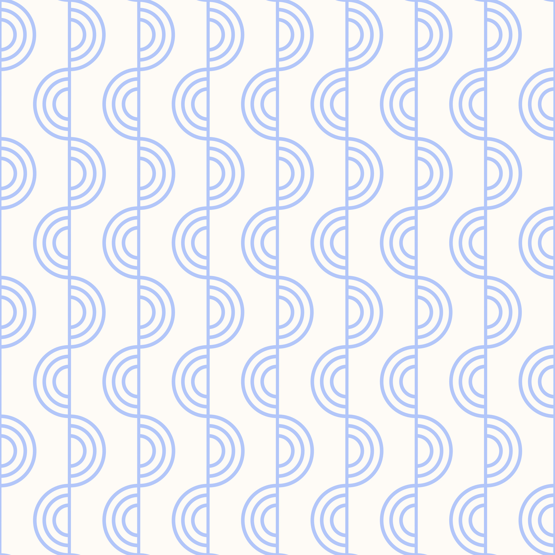 Blue Stripes Arch Lines Pattern - happywall.com