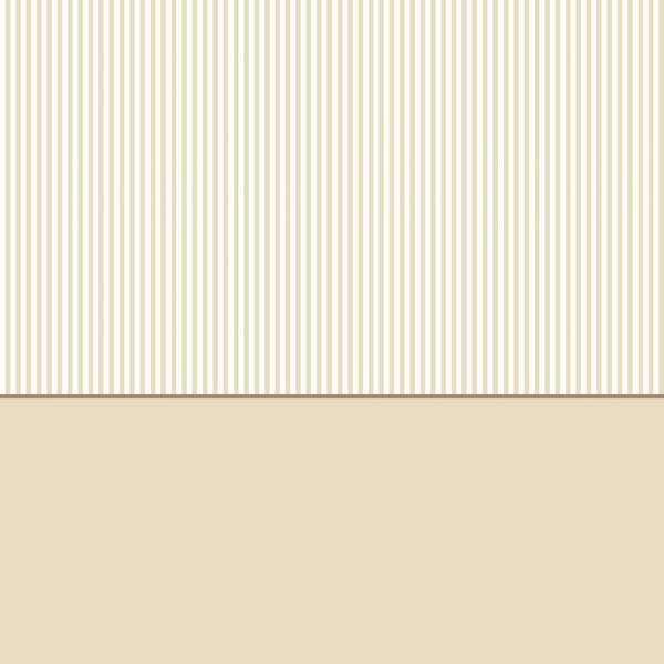 Soft Yellow Stripe and Wainscoting