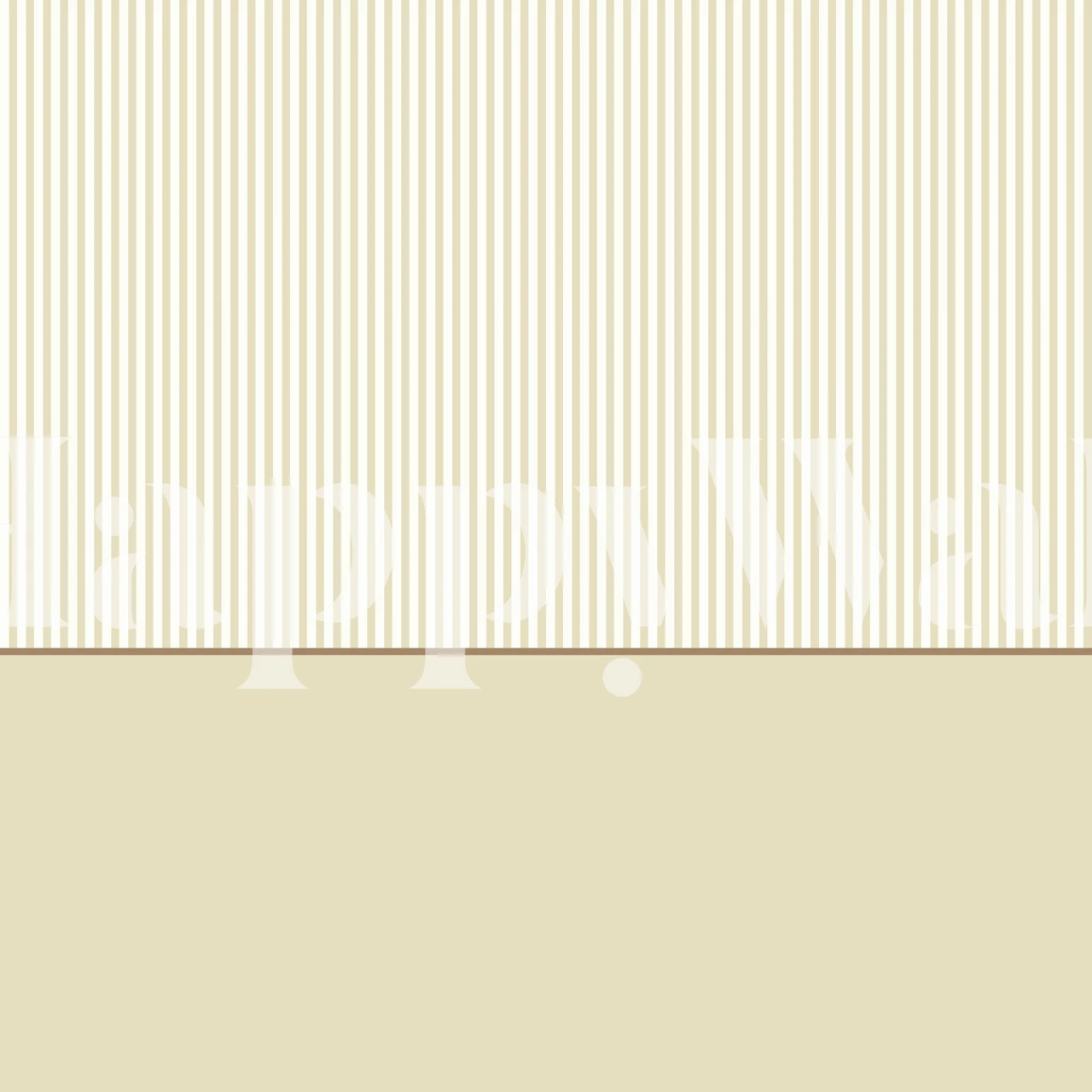 Soft yellow stripe wallpaper in a room