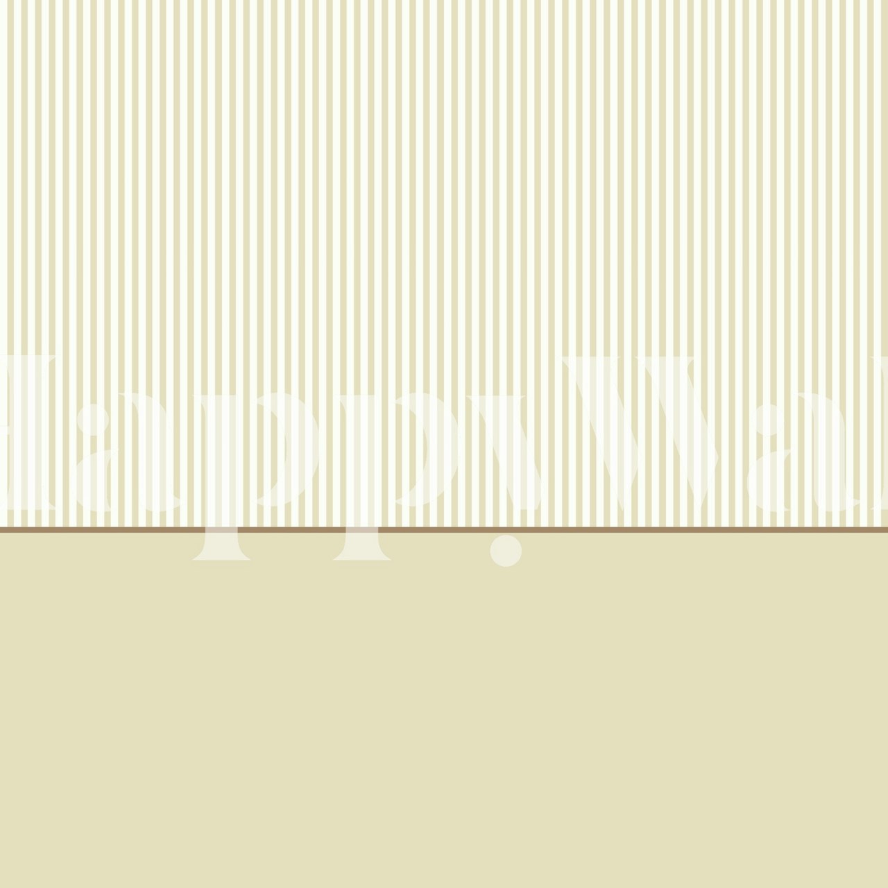 Soft yellow stripe wallpaper in a room