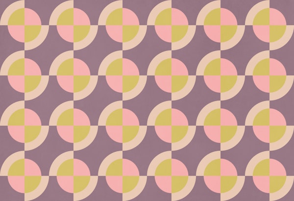 Mid Century Circle Grid