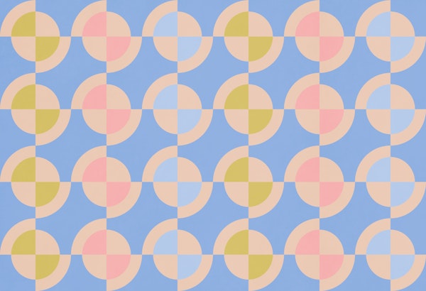 Mid Century Circle Tiles