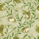 Frogs and Dragonflies - Sage Green Botanical