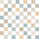 Beige Blue Checker Tiles Small