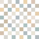 Beige Blue Checks Tile Large