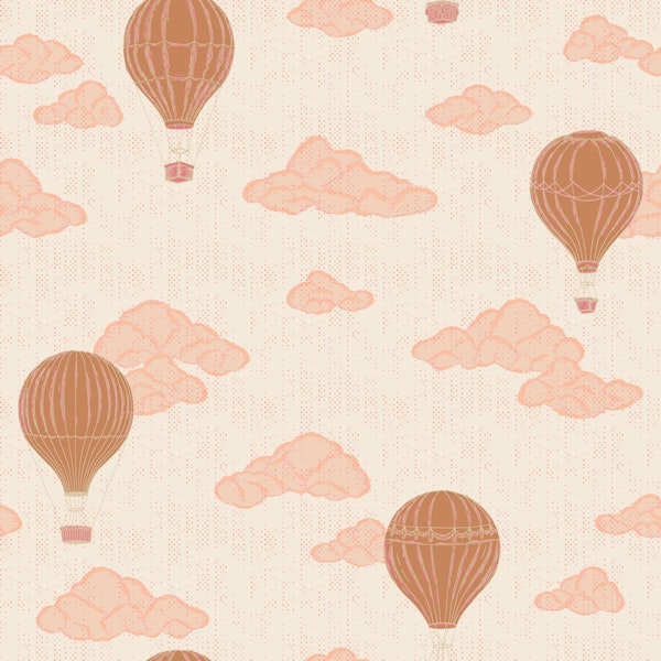 Blush Hot Air Balloon Clouds