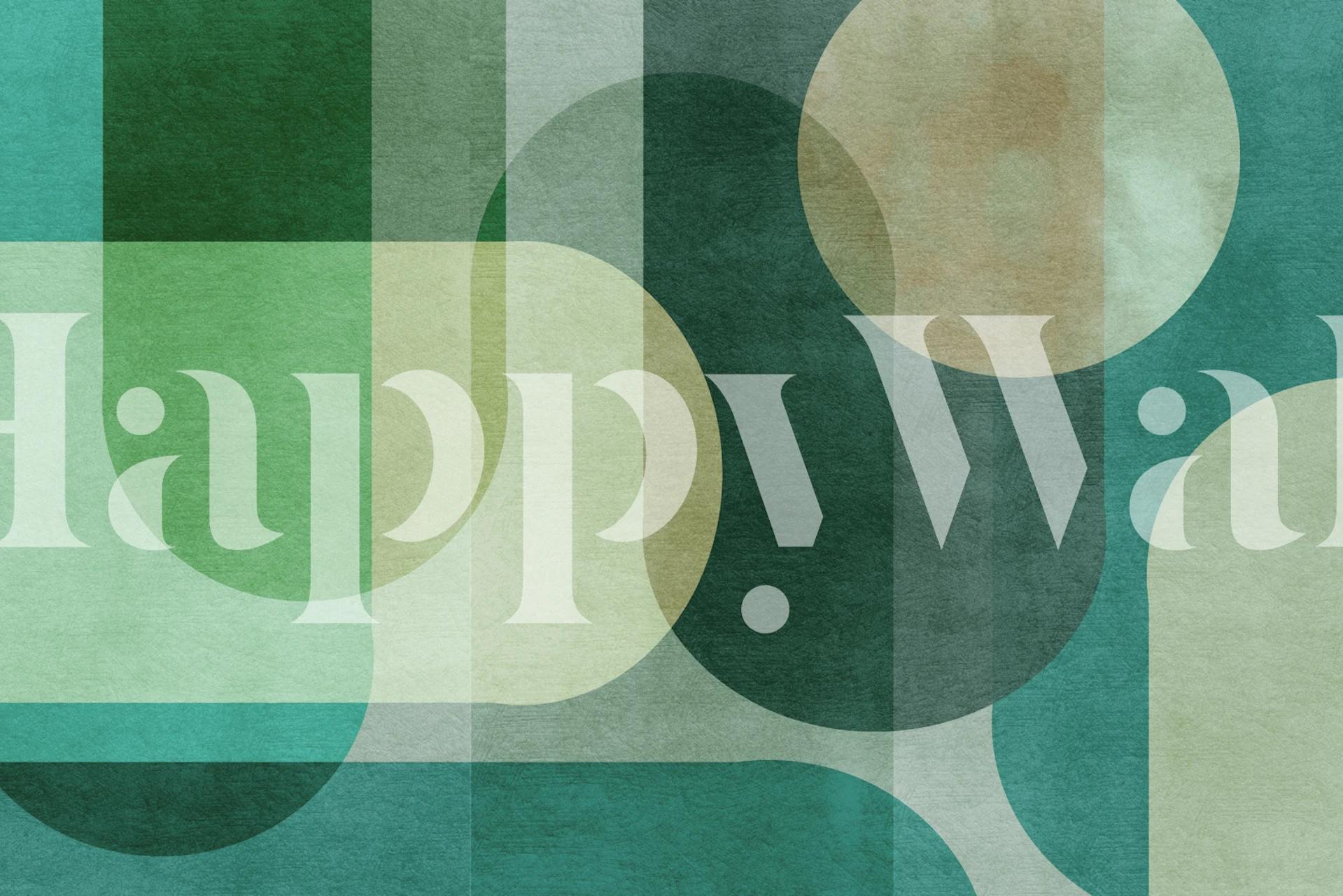 Mid Century Teal Geometry tapetai kambaryje