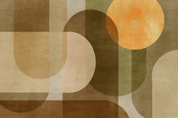 Mid Century Modern Earth Tones