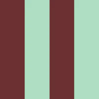 Bold vertical stripes pastel green brown tapete