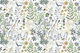 Birds and butterflies garden green