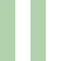 bold vertical stripes white sea green tapet