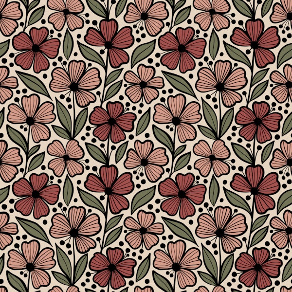 Retro Wildflower Garden