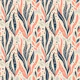 Navy Terracotta Botanical Water Leaves