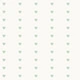 Scandi Hearts Green in Off White