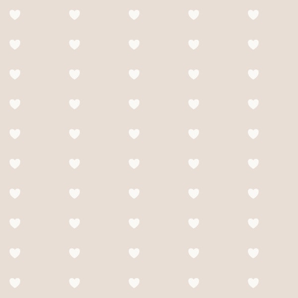 Scandi Hearts in Beige
