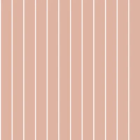 Pinstripes in Warm Ivory on Rose Terracotta wallpaper