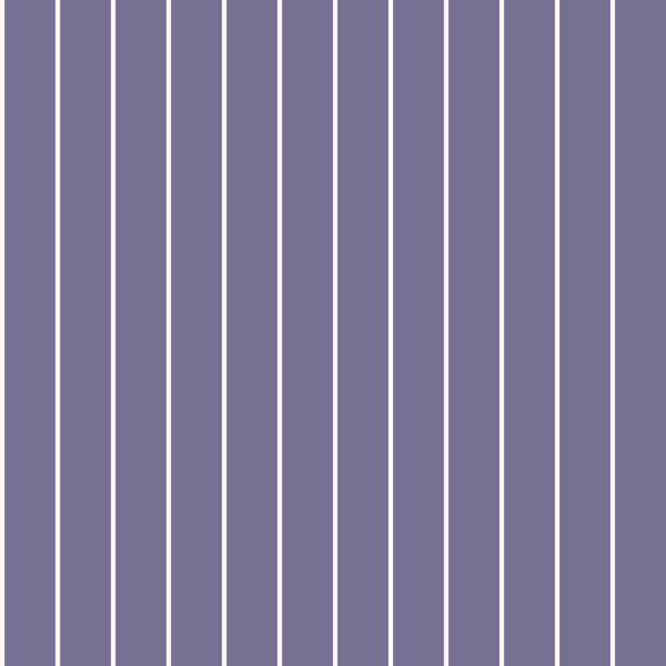 Pinstripes in Warm Ivory on Midnight Violet