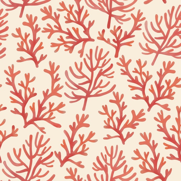 Red Coral Reef Scatter