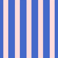 Blue and Blush Vertical Stripes wallpaper