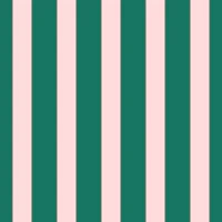 Emerald and Blush Vertical Stripes wallpaper