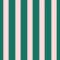 Emerald and Blush Vertical Stripes papel de parede
