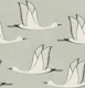 Flying birds - light sage green background